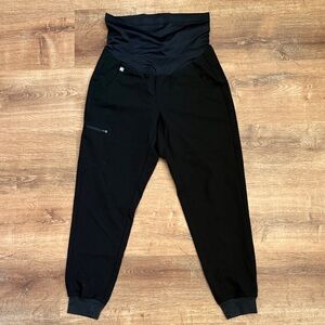 Figs Women’s S Black Zamora Maternity Jogger Scrub Pants™